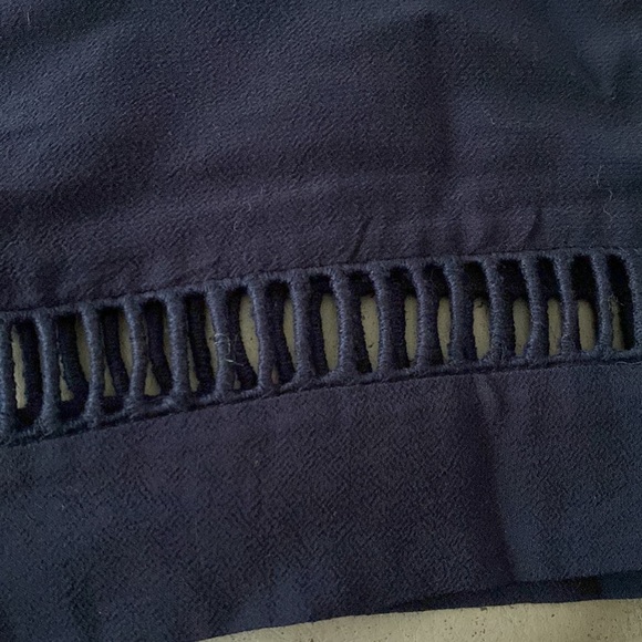 Rebecca Taylor Navy Ladder Stitch Shorts💙💙💙 - Picture 6 of 9